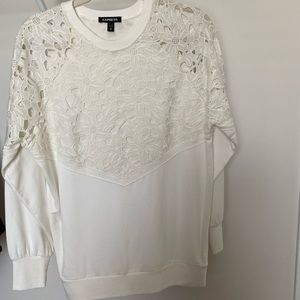 Beautiful lace sweatshirt